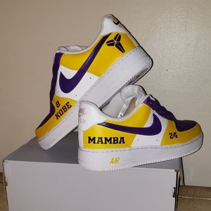 Custom Lakers AF1